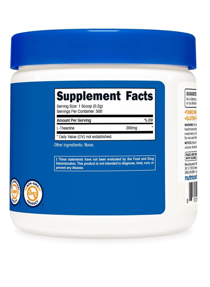 Nutricost L-Theanine Powder 100g - Image 4