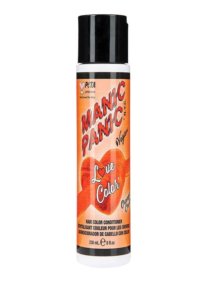 MANIC PANIC Vibrant Neon Orange Color Depositing Conditioner - Love Color Hair Conditioner Keeps Hair Vibrant, Nourished & Refreshed - Formulated with Shea Butter & Quinoa - Orange Crush (8oz) - Image 1