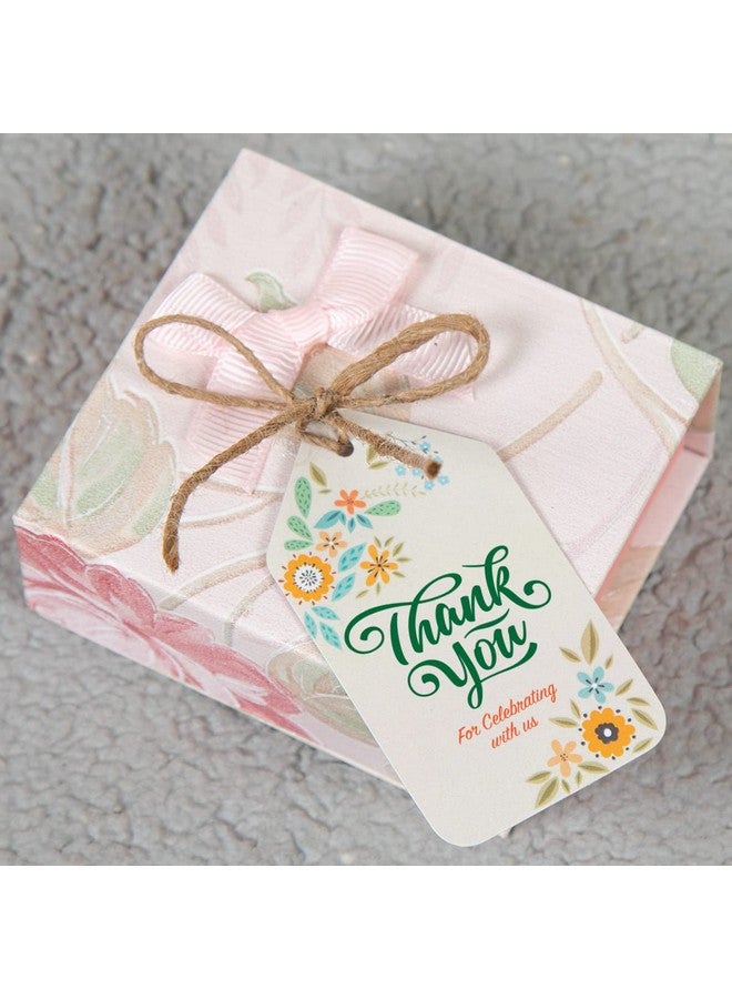 Kaameri Bazaar Kaameri Bazaar Set of 50 Thank You Tags for Return Gifts l Packaging l for Gift Bags l Birthday Tags with Natural Jute (300 GSM Paper) - Image 3