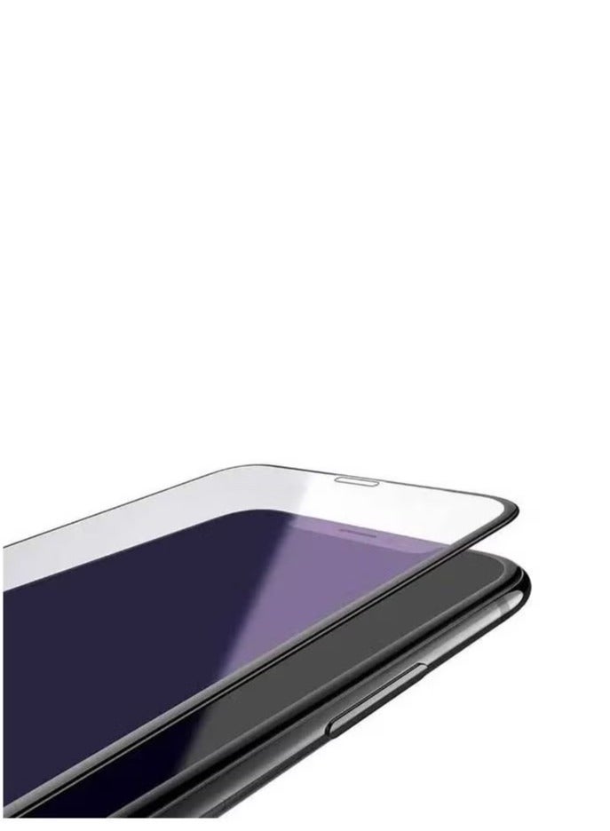 ديفيا حماية شاشة ايفون 6.5  من ديفيا زجاج كامل الشاشة مضاد للأشعة الزرقاء - أسود - Image 2