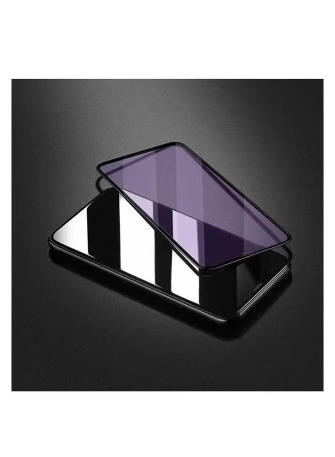 ديفيا حماية شاشة ايفون 6.5  من ديفيا زجاج كامل الشاشة مضاد للأشعة الزرقاء - أسود - Image 3