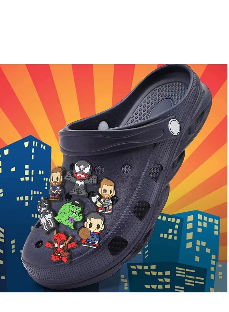 Shoe Decoration Charms, 100 Pcs Random Different Charm for Crocs Hole Buckle Party Favors ​Mini Bracelet Wristband Men Women Kid - Image 4
