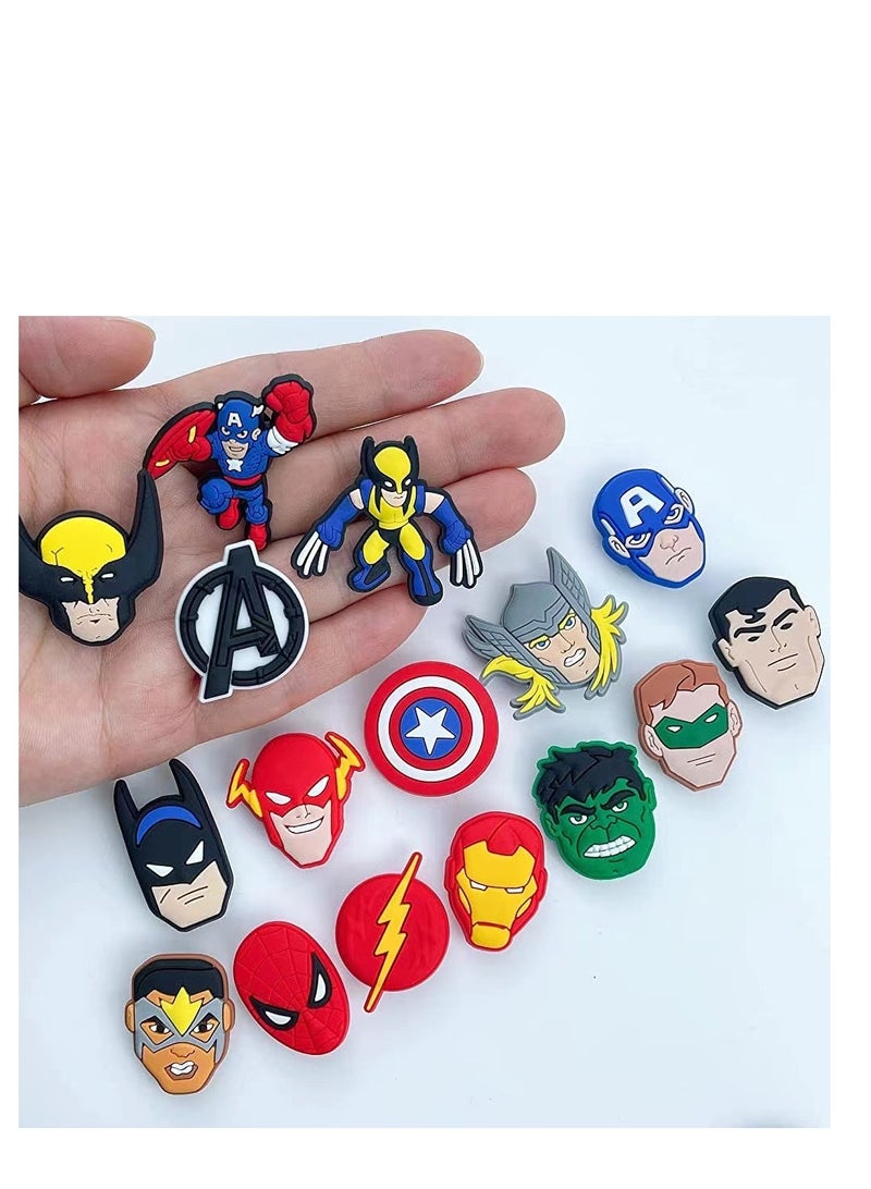 Shoe Decoration Charms, 100 Pcs Random Different Charm for Crocs Hole Buckle Party Favors ​Mini Bracelet Wristband Men Women Kid - Image 3