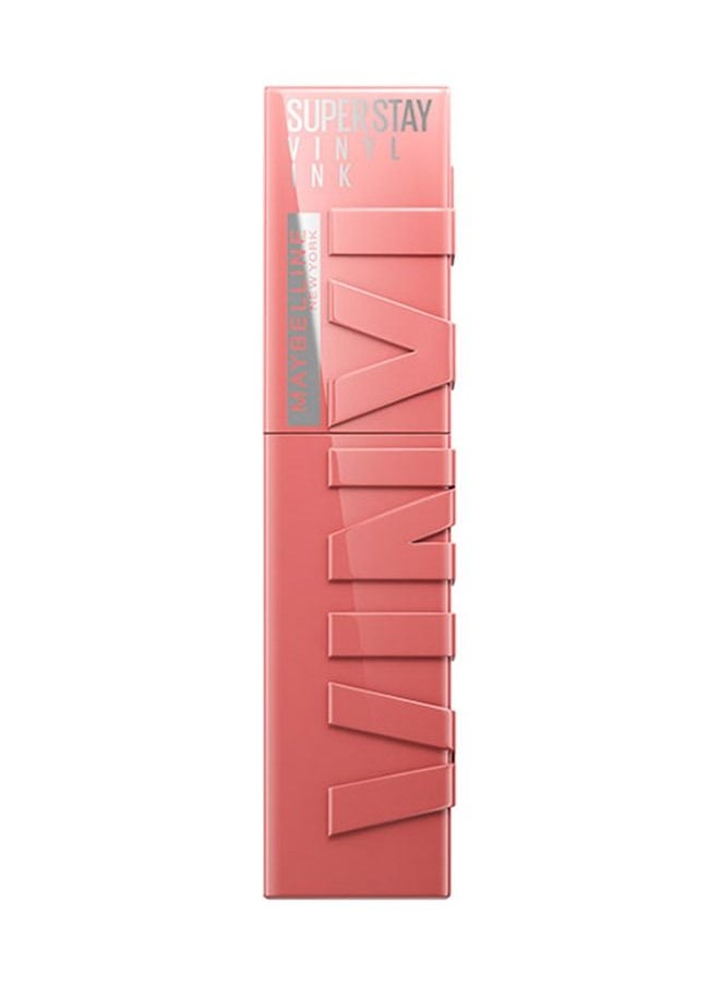 MAYBELLINE NEW YORK Super Stay Vinyl Ink Nude Shock 100 CHARMED, 16H Longwear Transfer Proof Liquid Lipstick  - Image 1