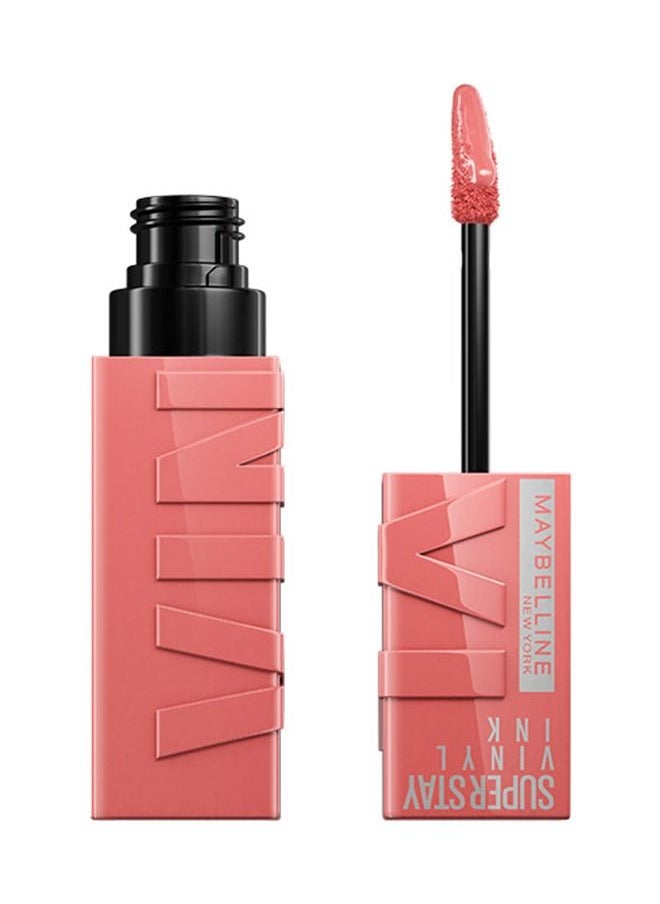 MAYBELLINE NEW YORK Super Stay Vinyl Ink Nude Shock 100 CHARMED, 16H Longwear Transfer Proof Liquid Lipstick  - Image 2