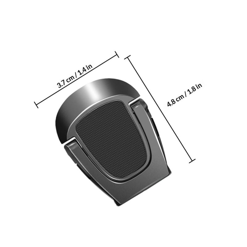 Foldable Aluminum Laptop Stand Portable 2 Pack with Cooling Ventilation for Office Travel Black - Image 3