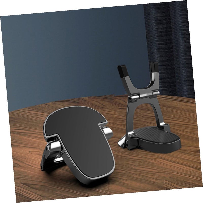 Foldable Aluminum Laptop Stand Portable 2 Pack with Cooling Ventilation for Office Travel Black - Image 5