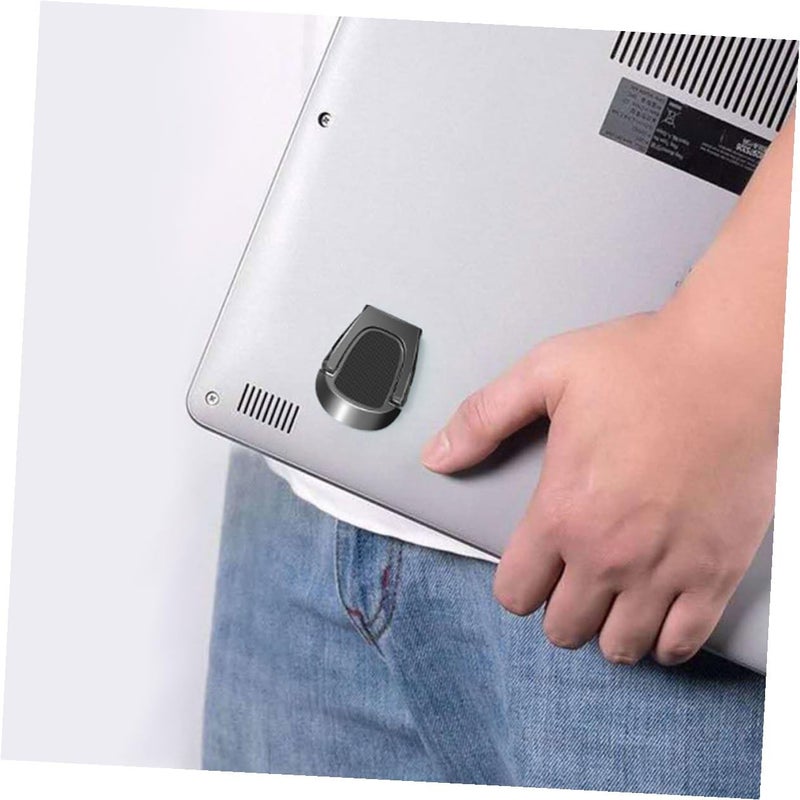 Foldable Aluminum Laptop Stand Portable 2 Pack with Cooling Ventilation for Office Travel Black - Image 4