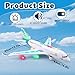 AtomDream Tech Bump and Go Airplane Toy Realistic Airplane Model with 4D Lights Sound Moving Plane Toy for Kids Ages 312 Automatic Direction Change on Collision Great Gift for KidsBlue - Image 4