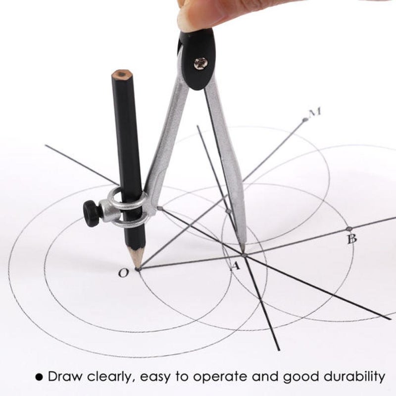 FOSKA Assorted Colors Metal   Compass Divider for School - Image 4