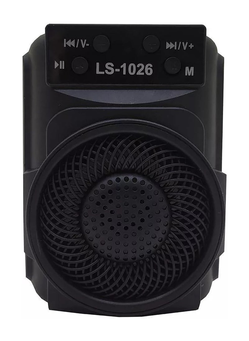 Generic LS-1026 Super Bass Bluetooth Portable RGB Light Mini Speaker  - Image 2