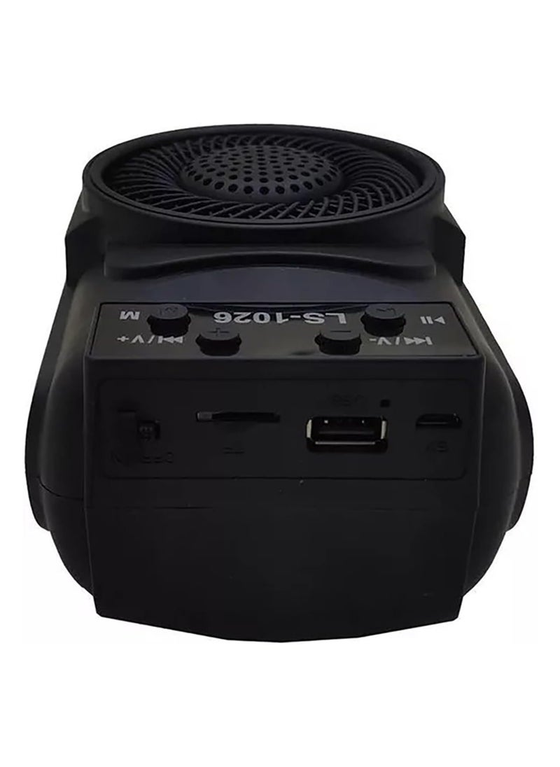 Generic LS-1026 Super Bass Bluetooth Portable RGB Light Mini Speaker  - Image 3