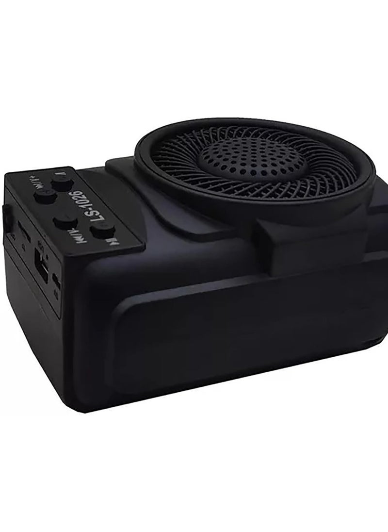 Generic LS-1026 Super Bass Bluetooth Portable RGB Light Mini Speaker  - Image 4