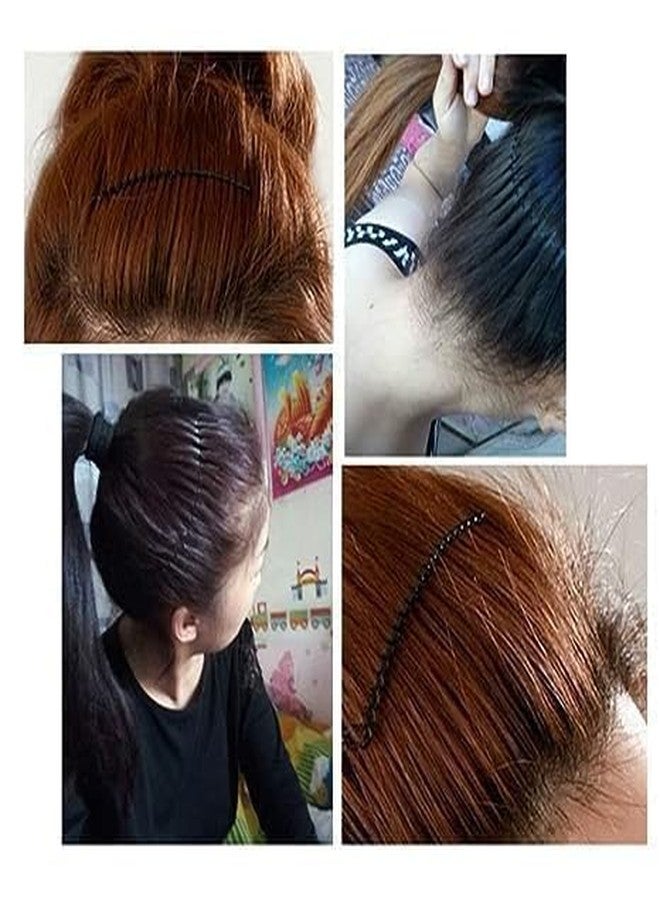 ELVORO U Shape Hair Finishing Fixer Wavy Wire Styling Tool Invisible Accessories for Girl and Women(21 CM Hair pin) - Image 3