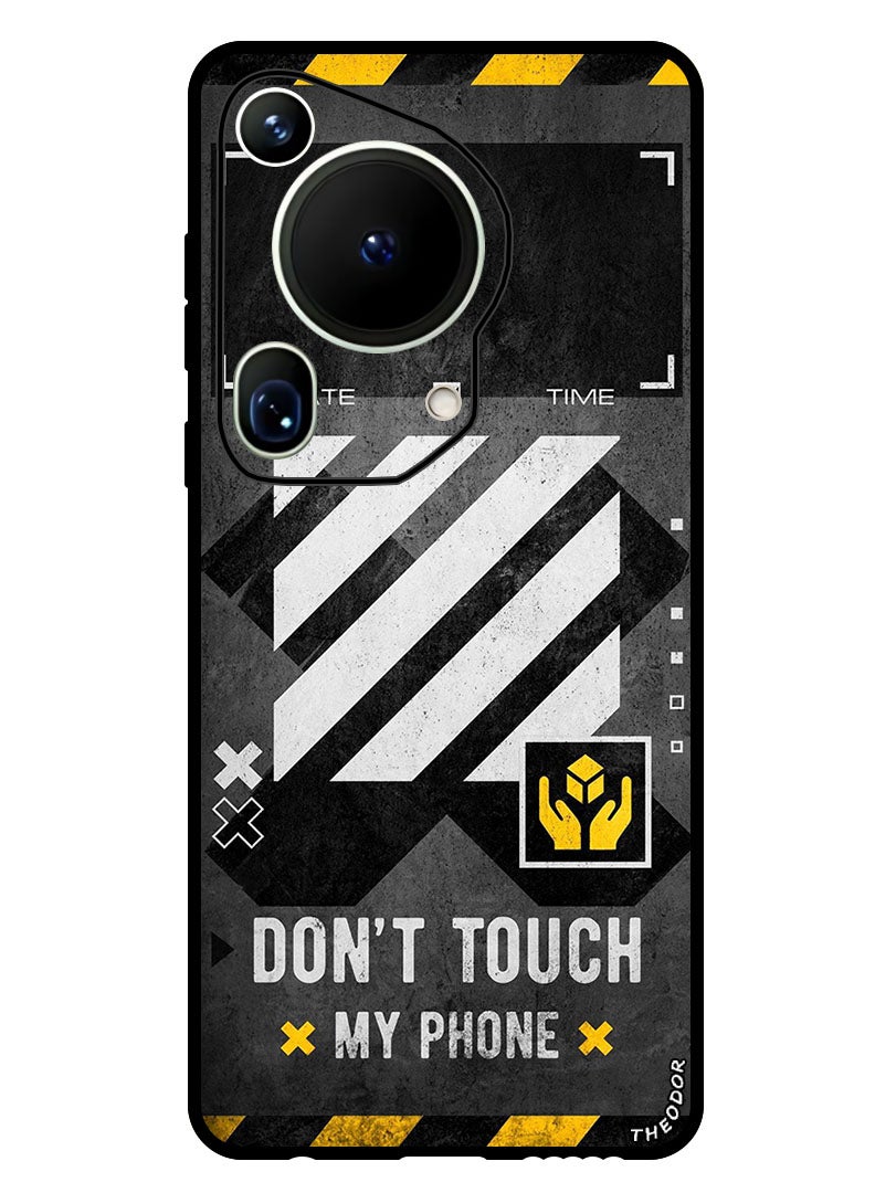 Theodor Protective Case Anti Scratch Shock Proof Bumper Cover For Huawei Pura 70 Ultra Dont Touch My Phone 1 - Image 1