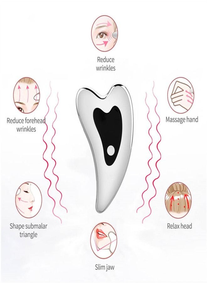 Generic - Electric facial massager, heating vibration beauty instrument slimming face massager - Image 1