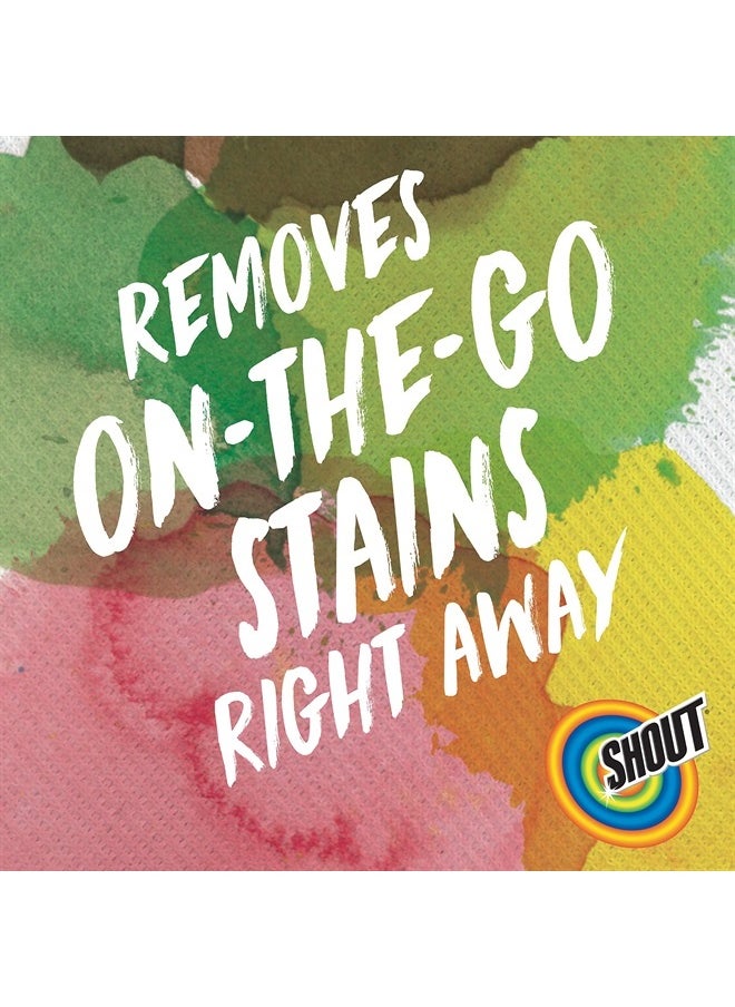 Shout - Shout Wipes, Wipe and Go Instant Stain Remover, Laundry Stain and Spot Remover for On-The-Go, 12 Wipes Per Carton - Pack of 6 Cartons (72 Total Wipes) - Image 1