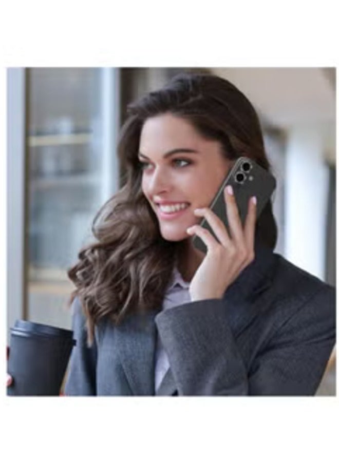 Raxoom Camera Lens Protector for iPhone 16/16 Plus – AR+AF 9H Tempered Glass with Individual Metal Lens Covers (Glitter Black) - Image 1