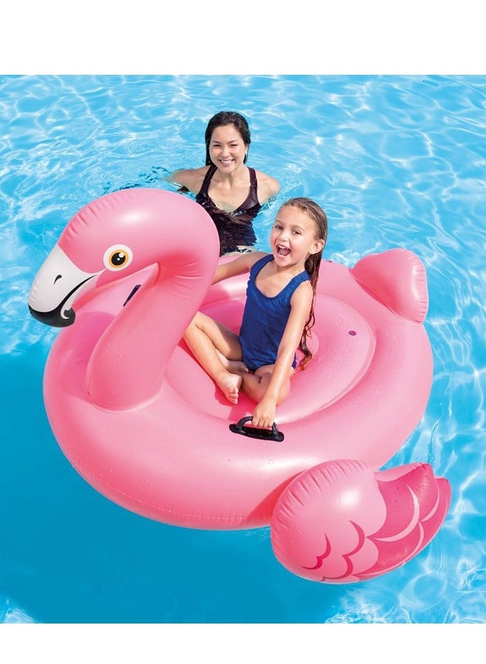 DURKU Inflatable Unicorn Flamingo Pool Floats, Large Beach Floaties Pool Tubes with Fast Valves, Large Beach Floaties Pool Tubes with Fast Valves for Adults & Kid - Image 3