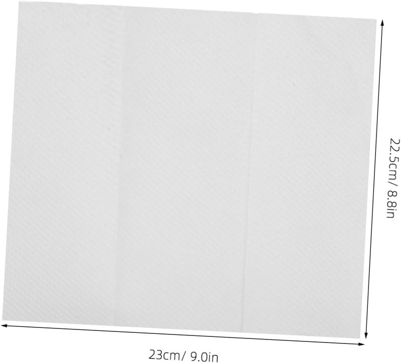 Healeved 200pcs Disposable Paper Hand Towels Feel Soft for Guest Bathroom Dinner Napkins Wedding Reception Office - Image 2