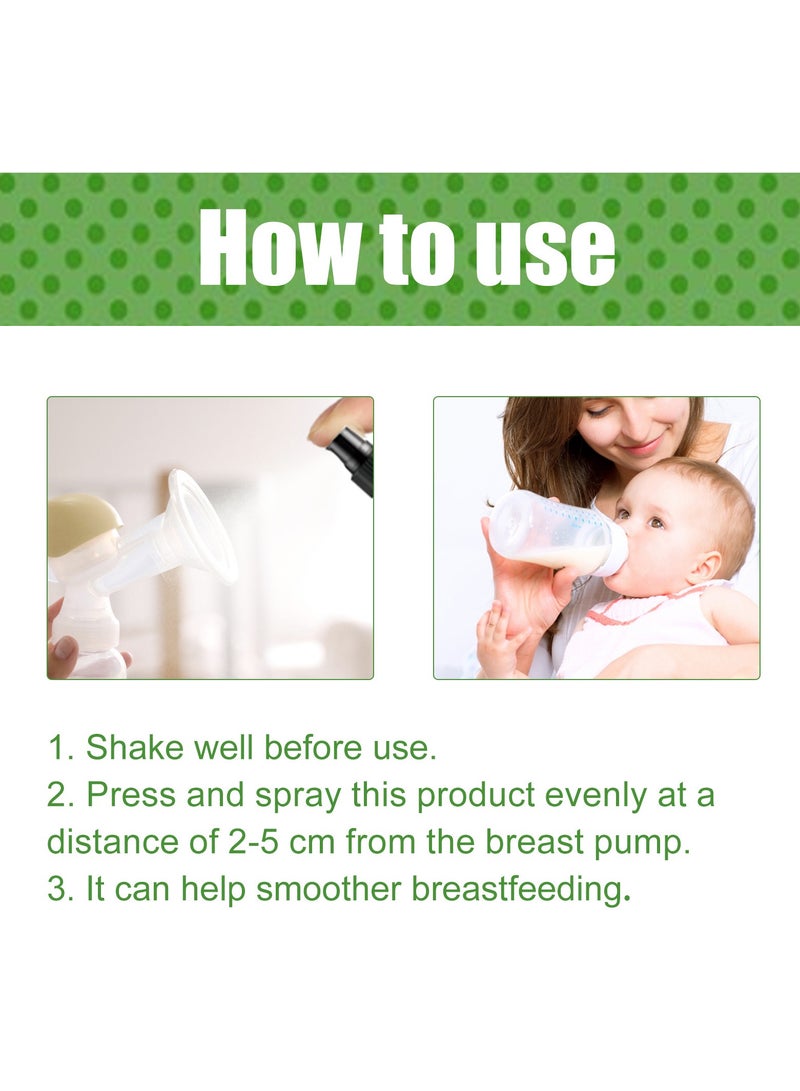 wiieey Milk Pumping Spray 4 oz, Helps Sore  Clogged Ducts, Organic Shields  Bridle Lubricant, Vegan Spray, Natural  Fragrance Free Spray - Image 5