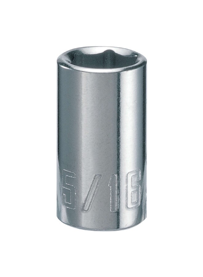 كرافتس مان سوكت سطحي بـ 6 نقاط ومقاوم للصدأ مصنوع من سبيكة الفولاذ بقياس 1/4 بوصة، ومغطى بالكروم 2300705