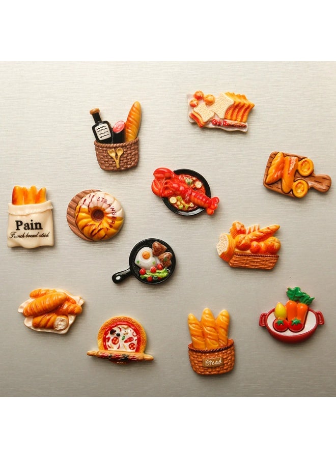 Goolsky 12pcs Adorable & FunShaped Magnetic Fridge Magnets - Durable Decor for Kitchen, Office & More - Versatile Use on Fridge, Whiteboards - Perfect Home & Office Decoration, Ideal Gift - Image 4