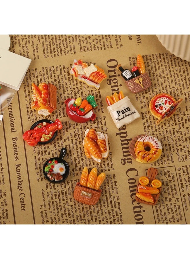 Goolsky 12pcs Adorable & FunShaped Magnetic Fridge Magnets - Durable Decor for Kitchen, Office & More - Versatile Use on Fridge, Whiteboards - Perfect Home & Office Decoration, Ideal Gift - Image 3
