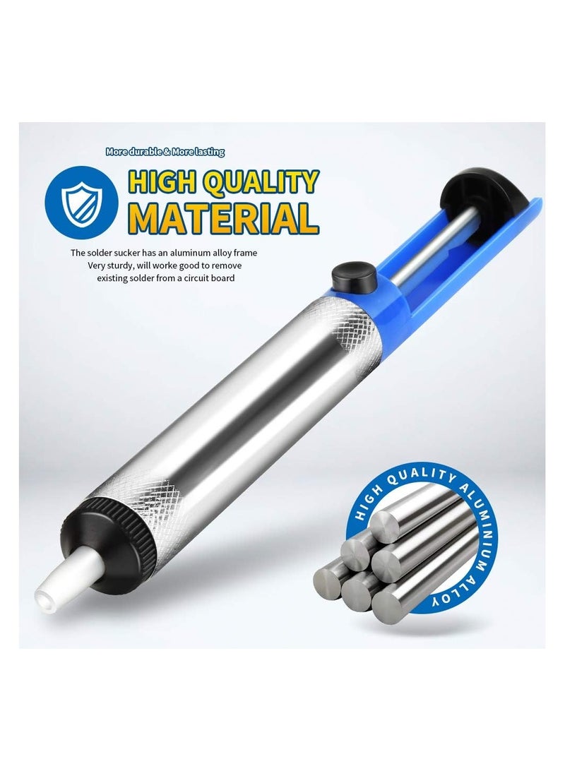 Solder Sucker Desoldering Pump,Electric Soldering Iron Auxiliary Tool Manual   Desoldering Suction Pump,Vacuum Pump Solder Removal Tool - Image 2