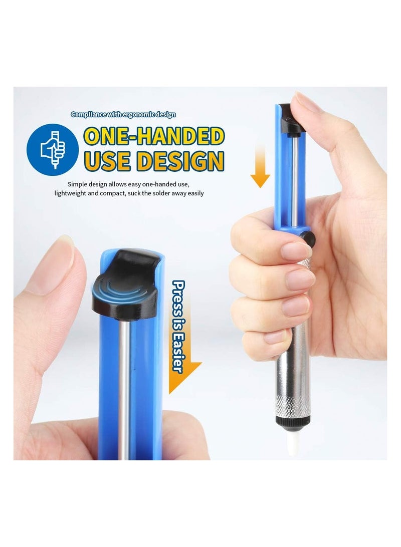 Solder Sucker Desoldering Pump,Electric Soldering Iron Auxiliary Tool Manual   Desoldering Suction Pump,Vacuum Pump Solder Removal Tool - Image 3