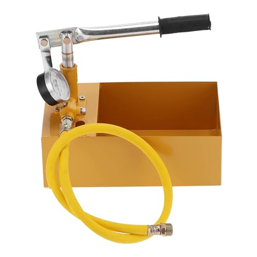Hetkrishi Hydraulic Testing Pumps, Good Gas Tightness Universal Brass Clear Scale Manual Pressure Test Pump with Filter for Home - Image 3