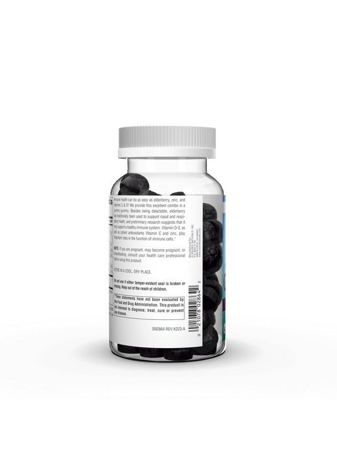 Source Naturals Wellness Elderberry Gummies, Promotes Immune Support*, 200 mg - Antioxidant Support - 60 Gummies - Image 3