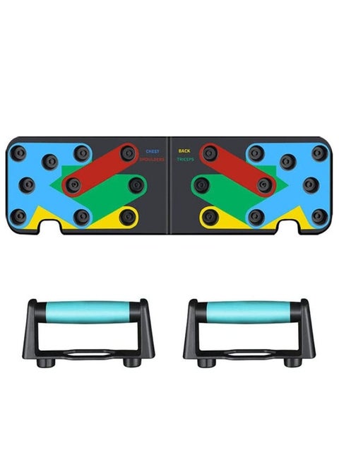 Dubai Gallery Multifunction Push Up Rack Board (Light Blue)