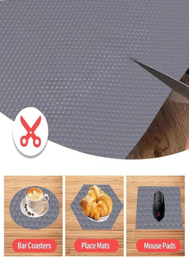 Mopak Decor موباك ديكور متعدد الأغراض بنقاط إيفا، مقاس 45 سم × 500 سم، فائق القوة ومضاد للانزلاق، مناسب للحمامات والمطابخ وخزائن الأدراج والأرفف، كما يمكن استخدامه كبطانة للثلاجة أو الطاولة (إيفا رمادي بنقاط). - Image 2