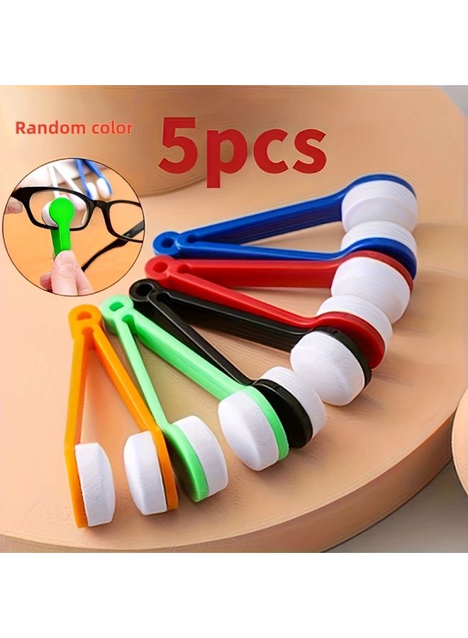 Chroma 5pcs Portable Glasses Cleaning Kit With Microfiber Cloth And Double Sided Brush - Image 1
