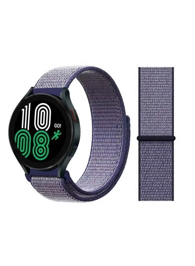 vesus Nylon Loop Replacement Band For Samsung Galaxy Watch 4 40/44mm Midnight Blue