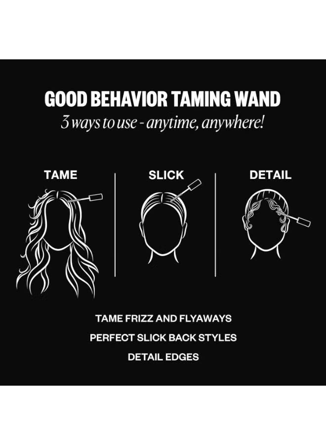 BARVENA Behavior Frizz & Flyaway Hair Taming Wand – Lightweight Gel Control Stick for Smooth, Sleek Hair, Anti-Frizz Styling, 0.24 oz - Image 4