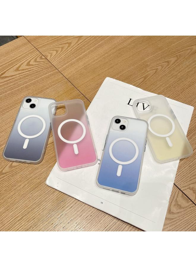S-TOP Case For iPhone 14 Plus Frosted Gradient MagSafe Magnetic Phone Case - Image 2