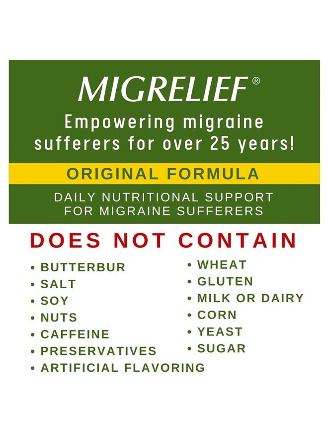 MigreLief الصيغة الأصلية للعلاج الثلاثي مع بورا كول، 60 حبة - عبوة من 3 - Image 5