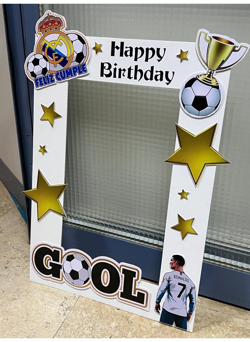 اب تو ديت  برواز تصوير لحفلات أعياد الميلاد  تصميم كورة للأطفال - Image 3