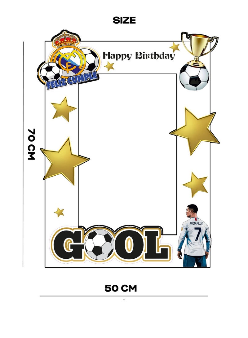 اب تو ديت  برواز تصوير لحفلات أعياد الميلاد  تصميم كورة للأطفال - Image 2