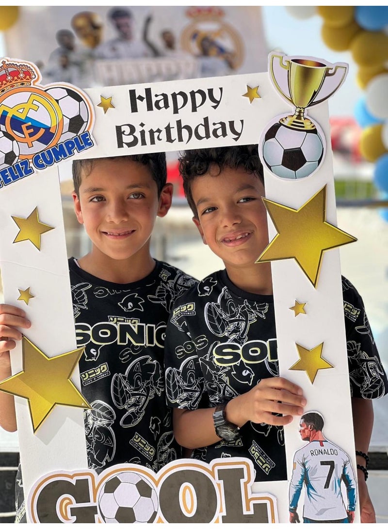 اب تو ديت  برواز تصوير لحفلات أعياد الميلاد  تصميم كورة للأطفال - Image 1