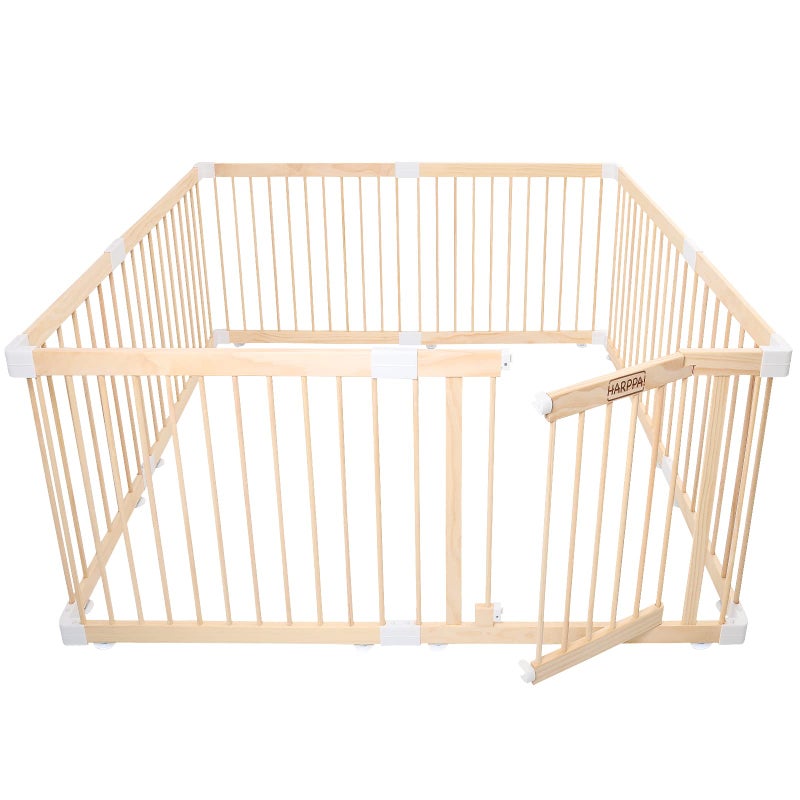 HARPPA Baby Gate Playpen Baby Fence for Babies and Toddlers Play Yards for Play Area 56x56x24 inches