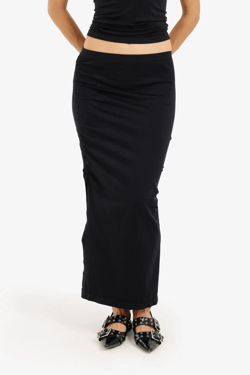 Carina Elegant Side Slit Long Skirt - Image 1