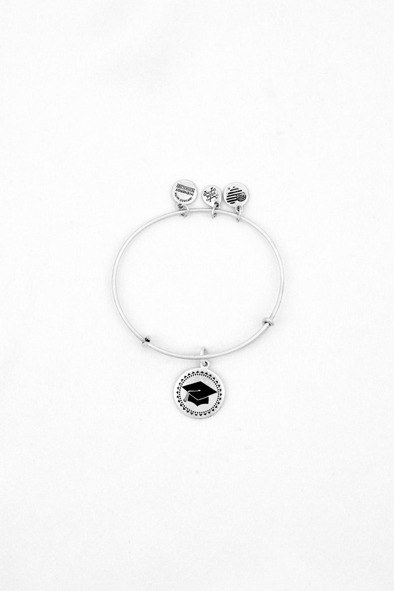 ALEX AND ANI Women Stainless Steel Class of 2020 EWB Rafaelian Bracelet, Silver  - Image 2