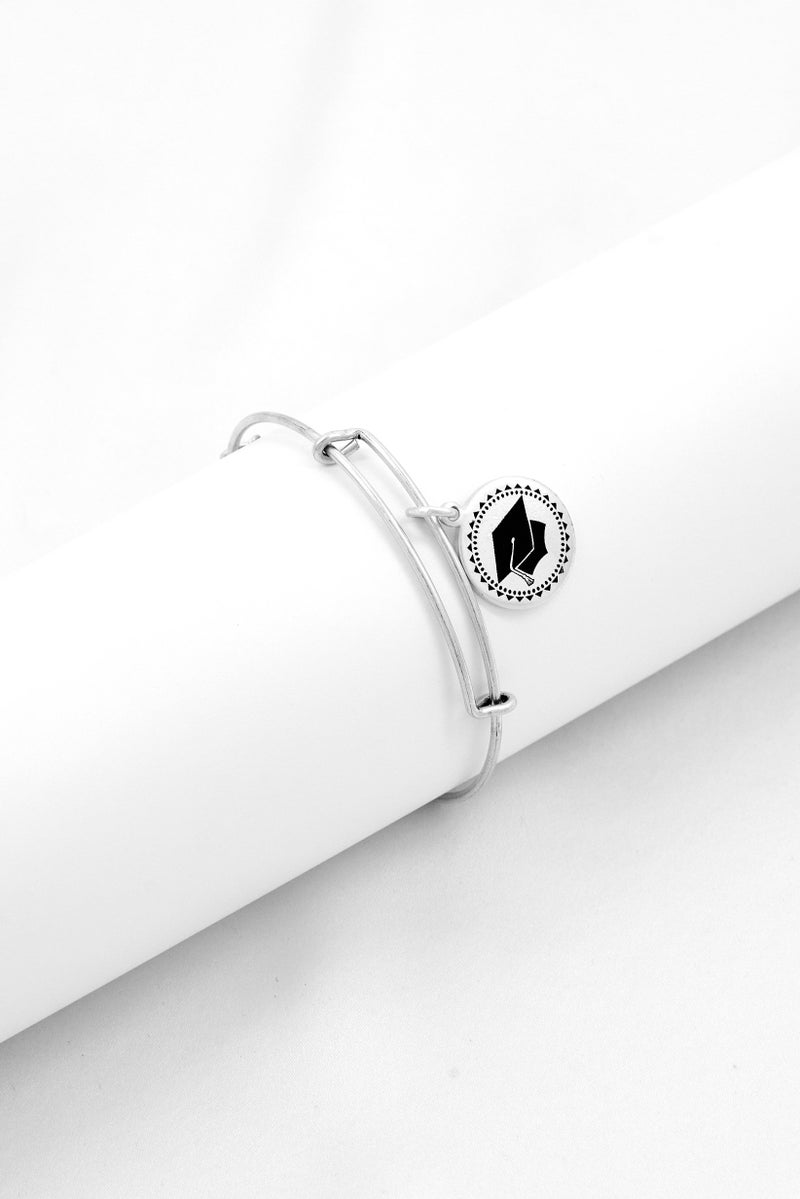 ALEX AND ANI Women Stainless Steel Class of 2020 EWB Rafaelian Bracelet, Silver  - Image 1