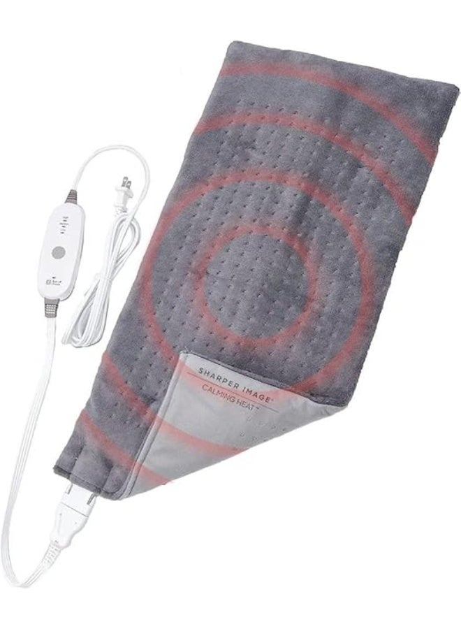 Heavy-Duty Heating Pad – 9 Relaxation Settings with Guided Heat Massage for Muscle & Aches Relief, Soft Velvet, 12 x 24 Inches - Image 1
