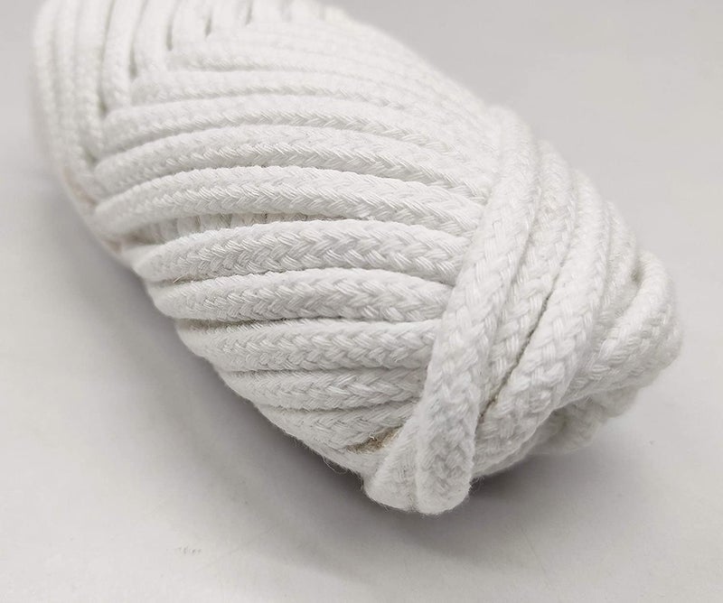 ProKart Premium Nada/Pajama Dori Strings (Cotton) Quality || 100% Pure Cotton Strings for Ethnic Indian Dresses, Pajama, Lehenga, Saree, Petticoat, salwars, chudidars (10 Meter, Round White) - Image 3