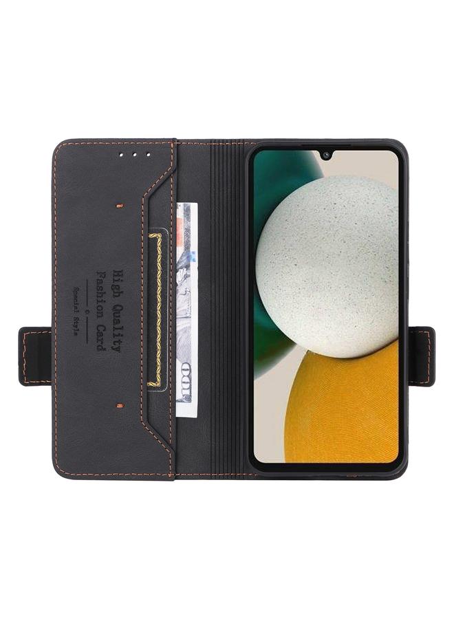 S-TOP Case For Samsung Galaxy A34 5G Magnetic Clasp Leather Phone Case - Image 4