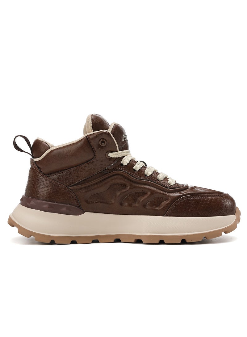 Sky View SKY VIEW Men Fashion Casual Shoes Double Tongue Design Hiking Sneakers Non-Slip Trekking Walking Shoes Running Shoes for Men with Arch Support  - Image 2